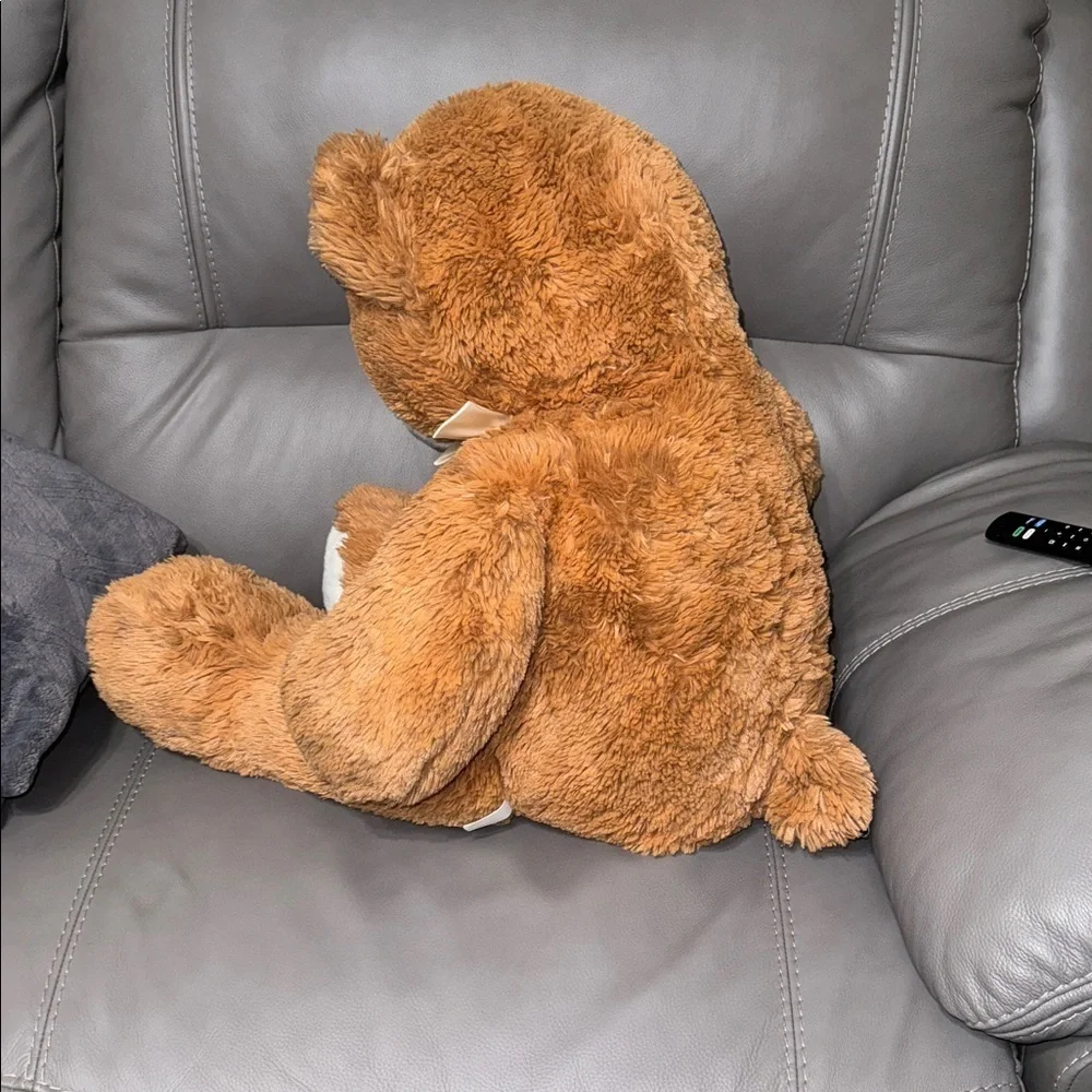Large Brown Teddy Bear Plush 30 Inch Stuffed Animal - Picture 6 of 10